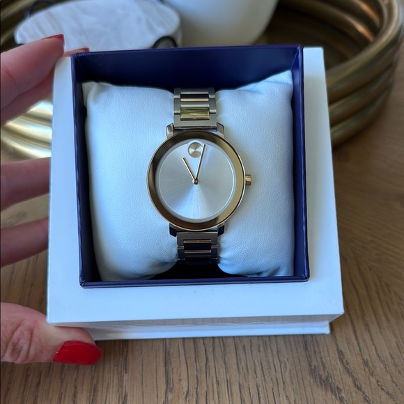 Movado Bold Bracelet Watch Two Tone 34mm - Picture 2 of 7
